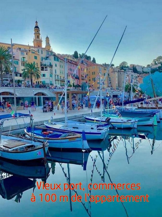 Menton, Centre Historique, Vue Mer Exterior foto