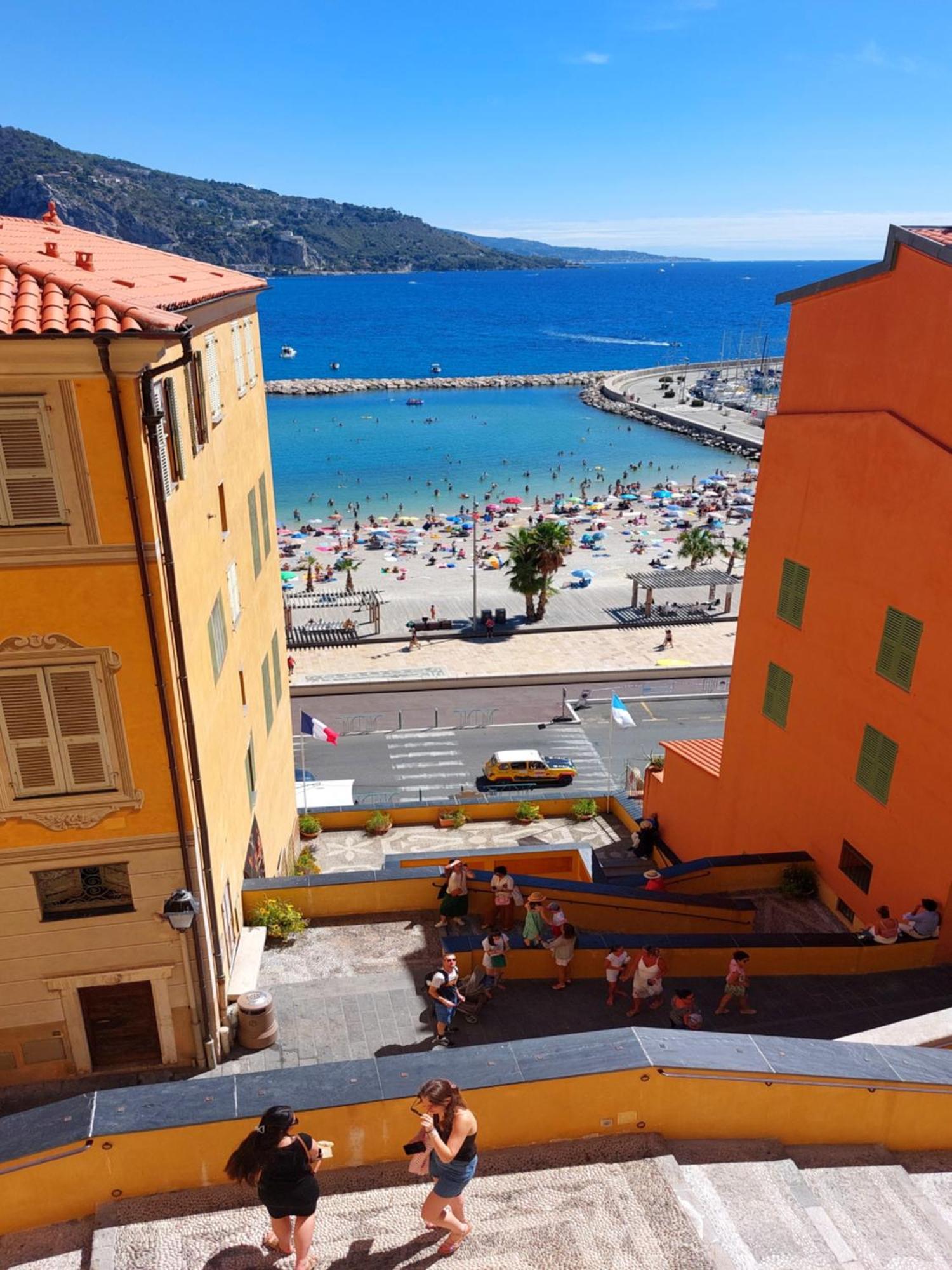 Menton, Centre Historique, Vue Mer Exterior foto
